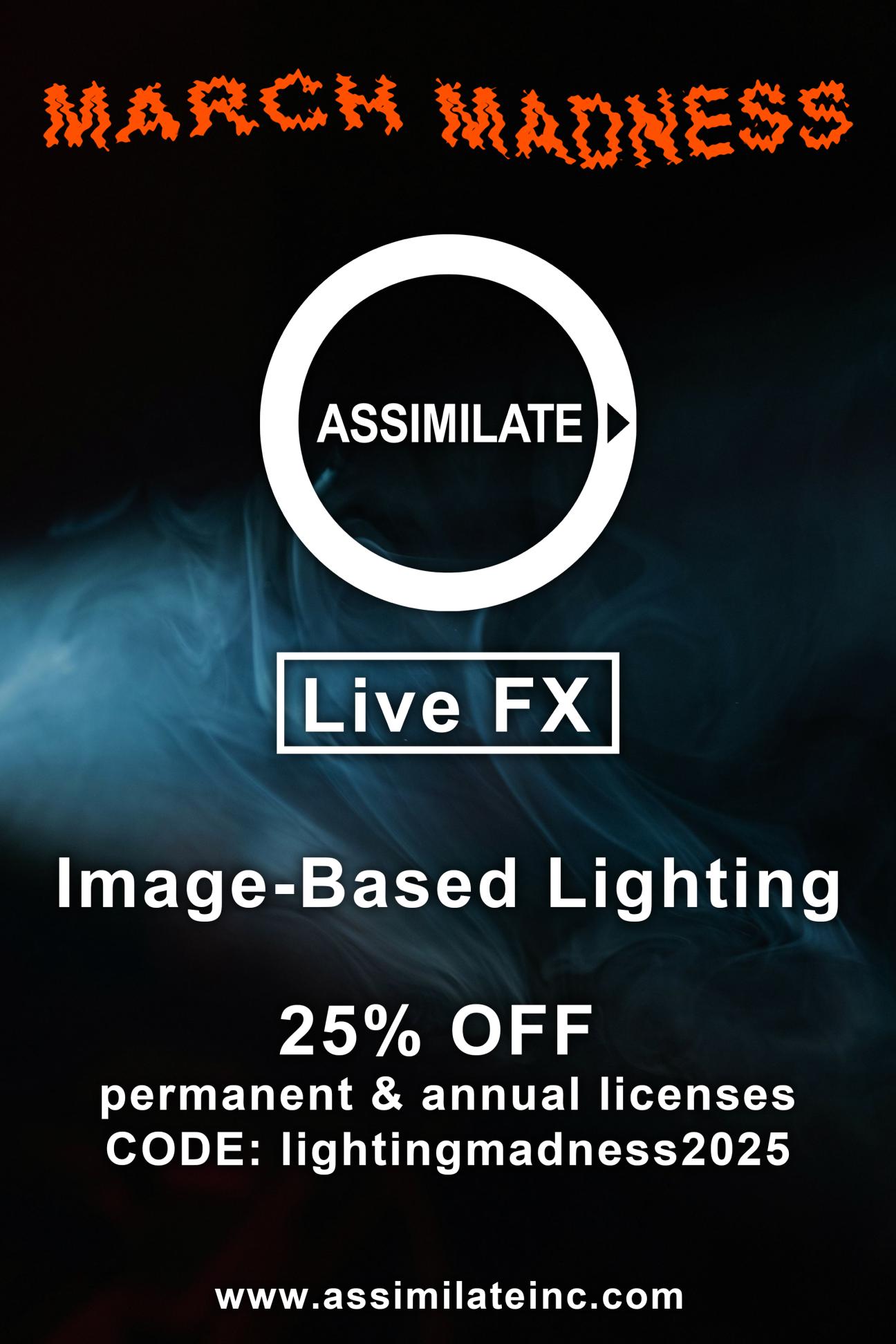 Assimilate Live FX 25% Off