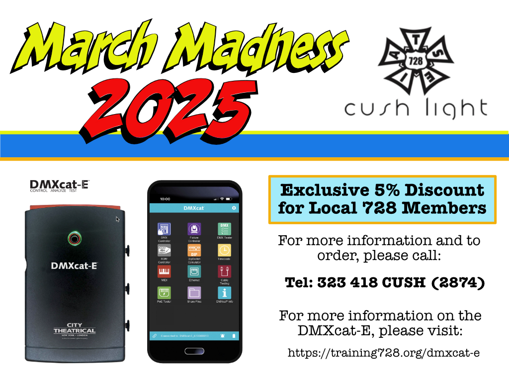 DMXcat-E Discount for Local 728 Members