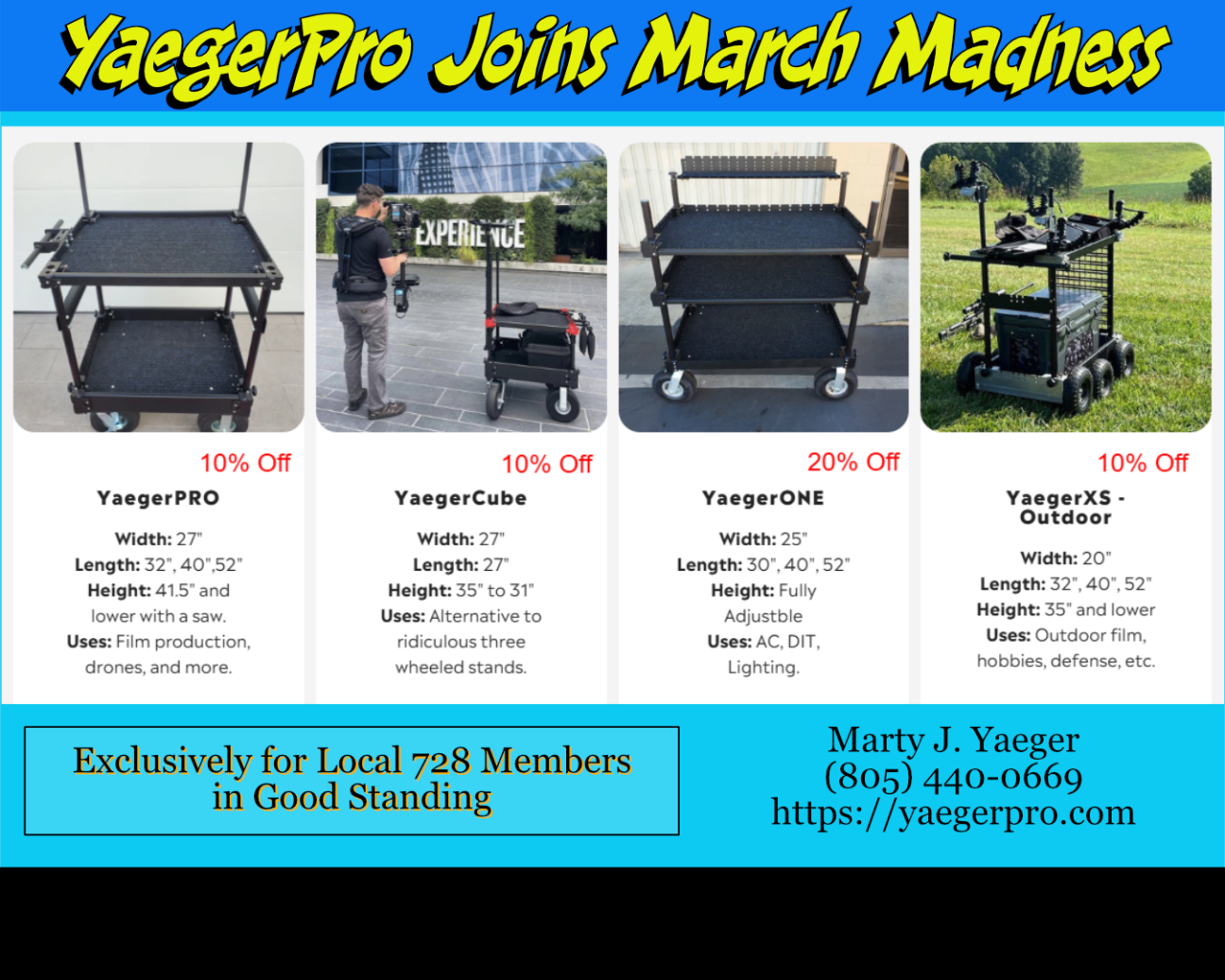 YaegerPro March Madness 2025