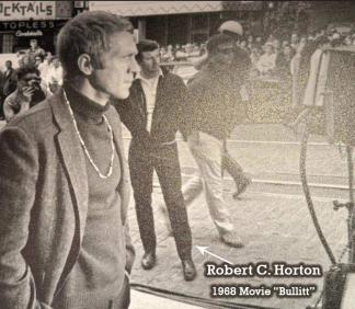 Robert Horton movie set
