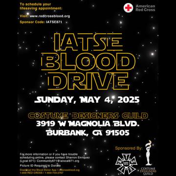 IATSE Blood Drive 2025
