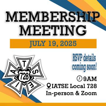 July Membership Meeting