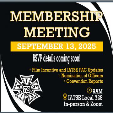 September Membership Meeting