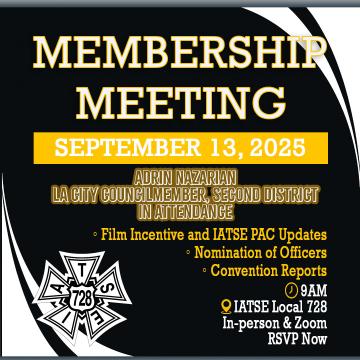 September Membership Meeting