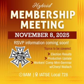 Membership Meeting November 8