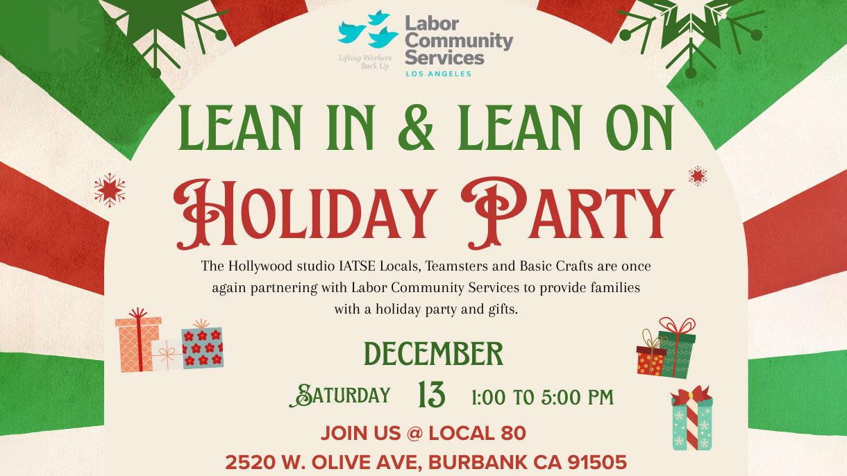 Lean In Lean On Event