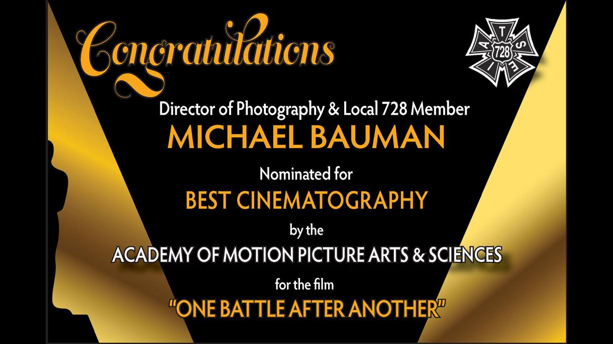 Oscar Nominee Michael Bauman