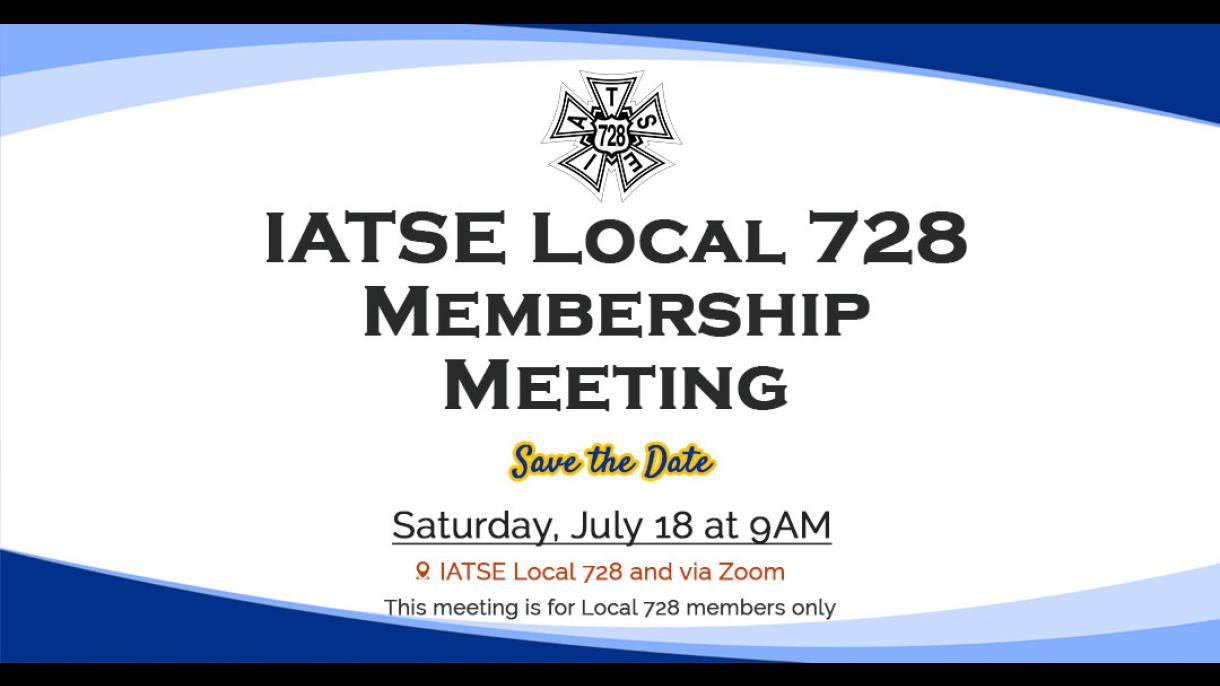Local 728 General Membership Meeting