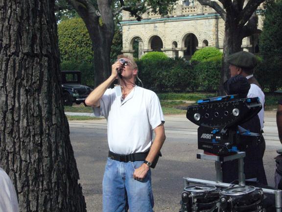 CLT Chris Strong on location in New Orleans (Photo by Tony Varoula)