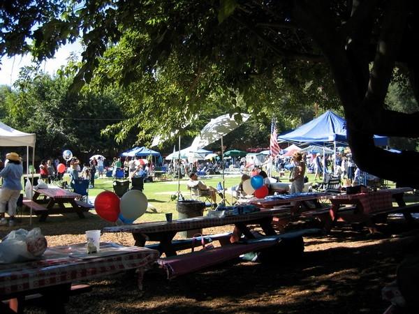 General view of the picnic grounds.