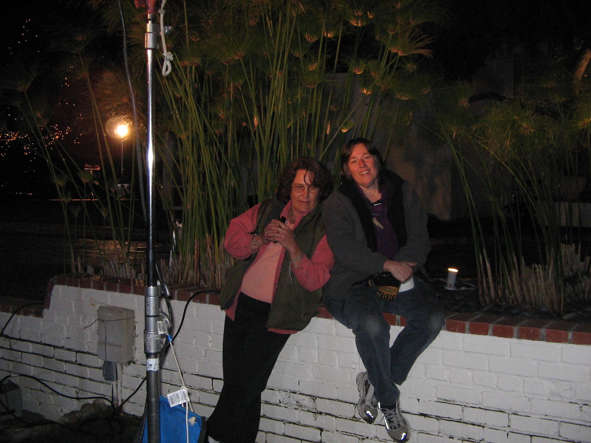 Christina Stallard &amp; Karen Weilacher, 1/2006 (Photo by Karen Weilacher)
