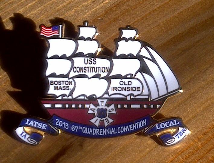 Local 728 2013 International Convention Pin