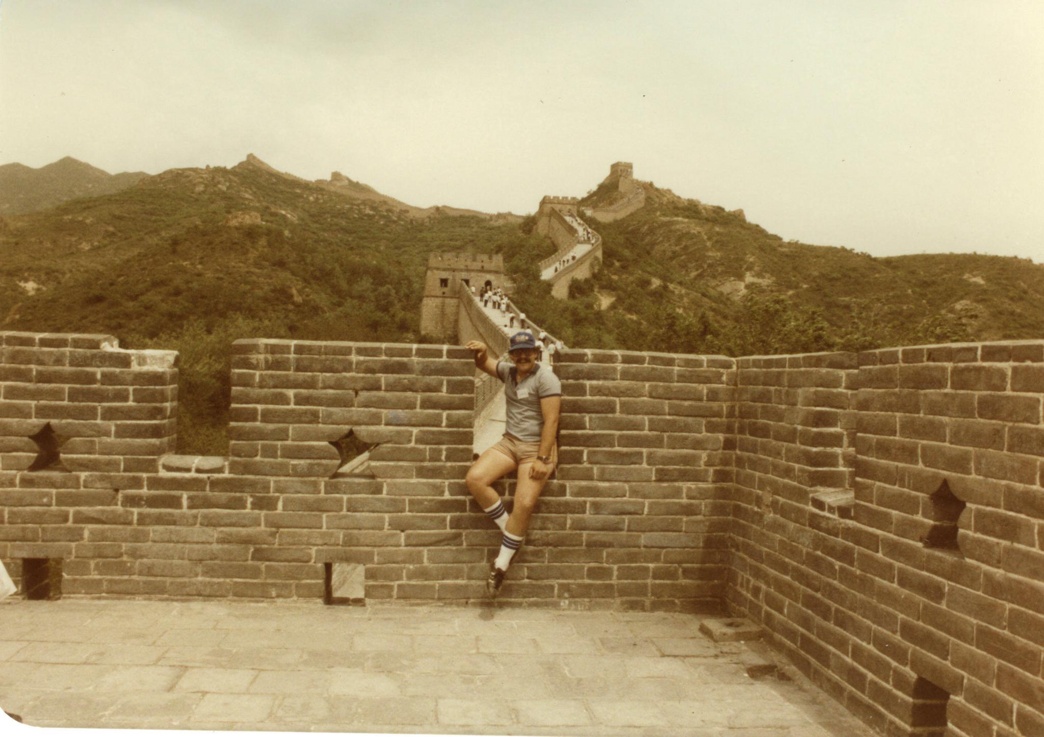 Gary Andersen on Great Wall of China (photo by Gary Andersen)