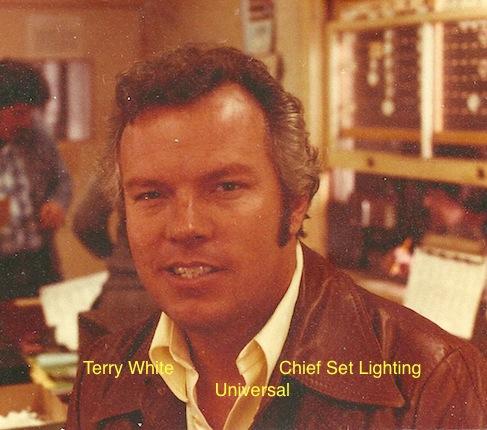 Terry White, Universal Set Lighting Chief