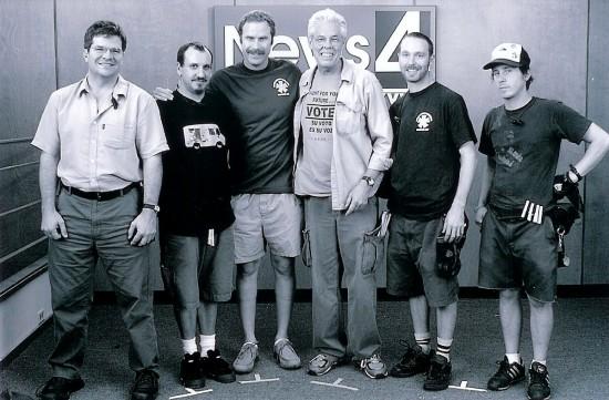 Alan Rowe LCP, Alan Colbert, Will Farrell, Michael Everett CLT, Andy Horton, Jim Hamner (Photo by Michael Everett)
