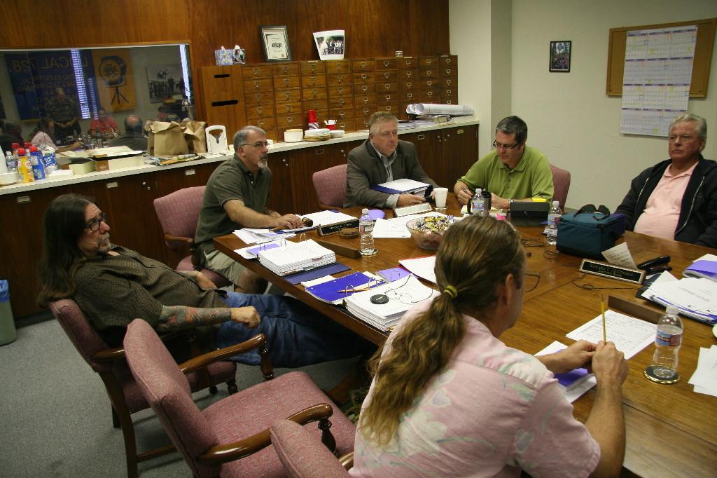 Executive Board, ~2008 [See Note #1 below] (Photo by Michael Everett)