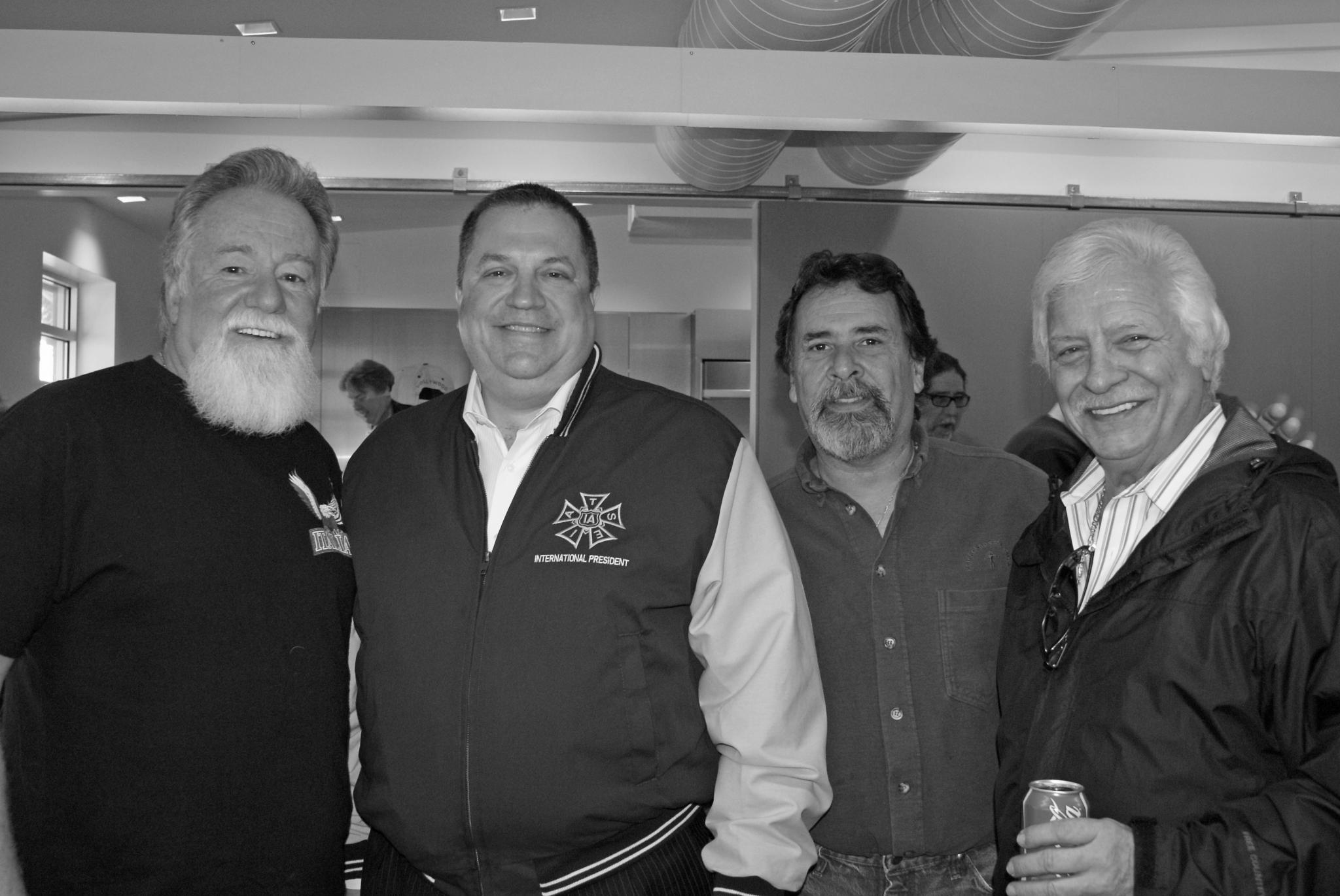 ...A retiree luncheon, with unk., IA Pres Loeb, Michael Orefice, Sr., Sal Orefice