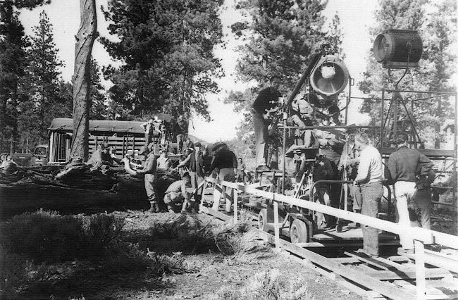 Serial, Republic Pictures, 1940. Most likely Big Bear or Mammoth Lakes, CA (Photo by Nelson Mathias)