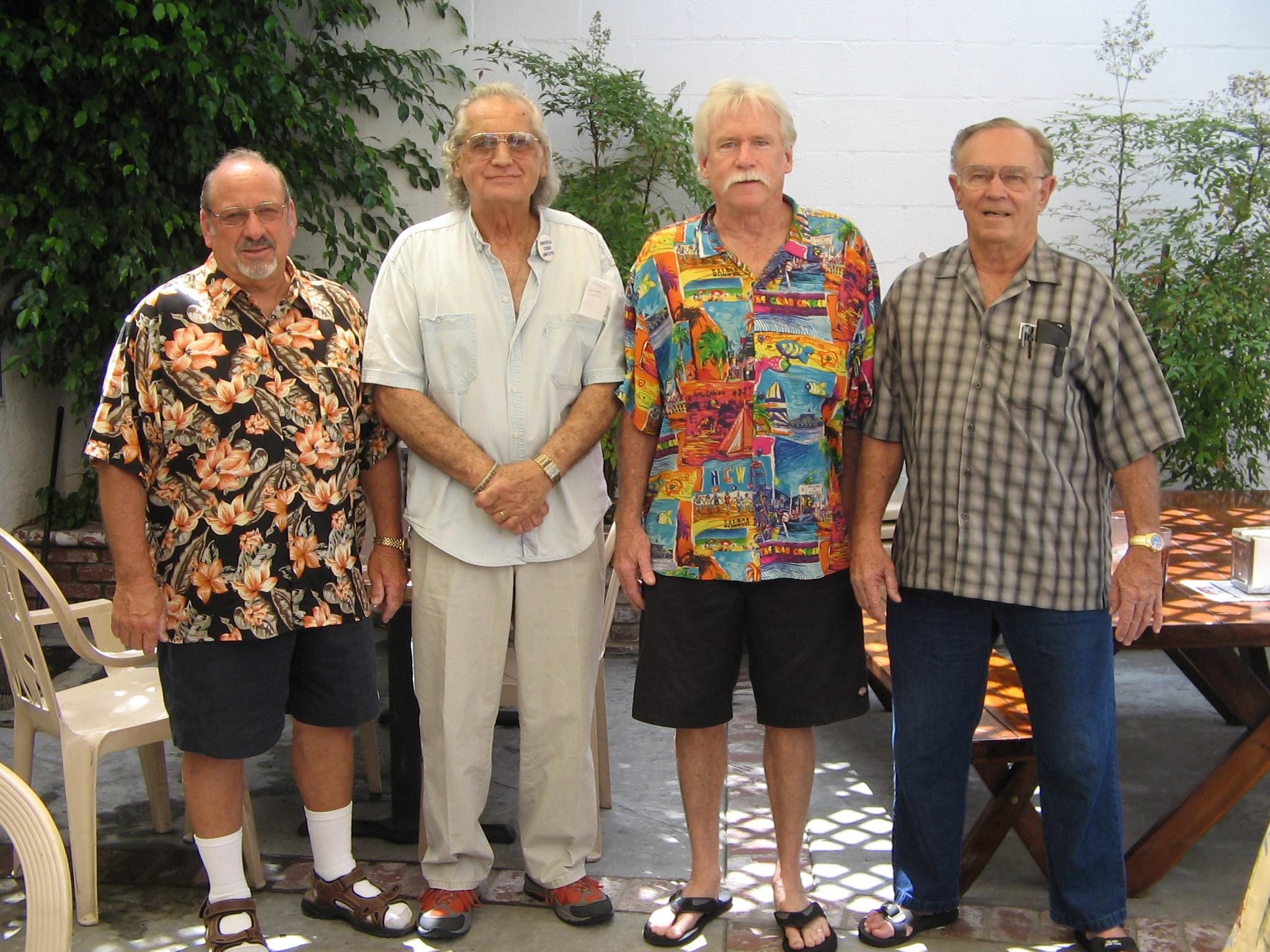 Earl Williman, Frank Sontag, Gary Tandrow, Don Dahlquist (Photo by Karen Weilacher)