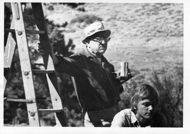 Earl Williman, Sr. (PeeWee): Earl on the set of The Waltons, circa 1970, (Photo by Earl Williman, Jr)