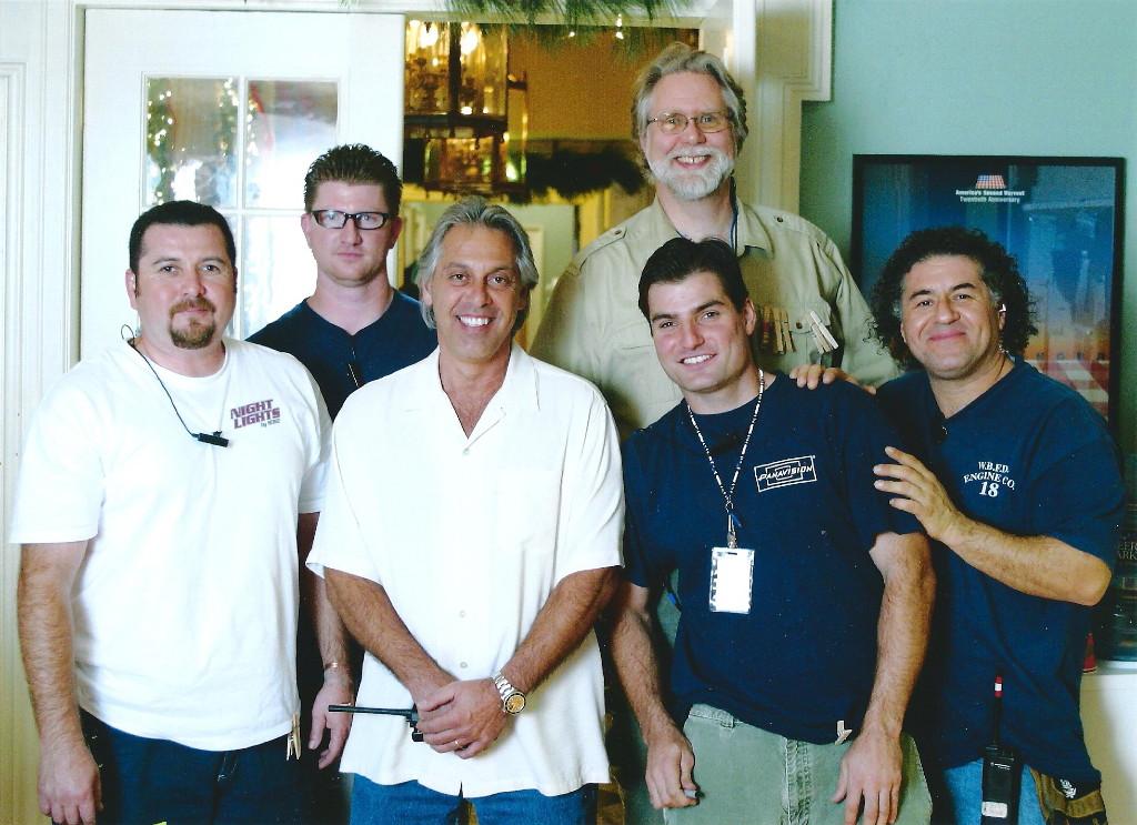 John Villegas, Jeff Mathews, Tom Barone Gaffer, Ernie Cox, Colin Couto, &amp; Chris Franco, (Photo by Ernie Cox)