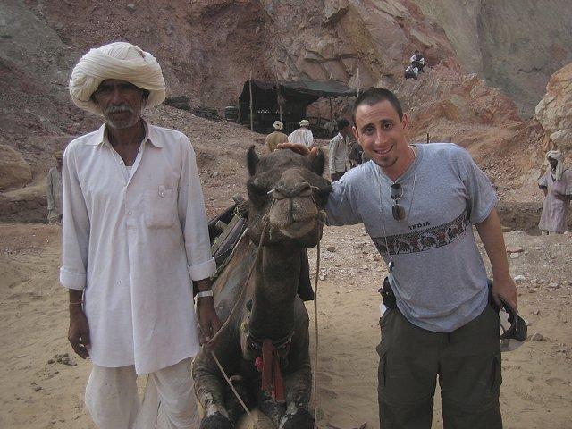 Camel wrangler, India, 2006 (photo by David Kagen).
