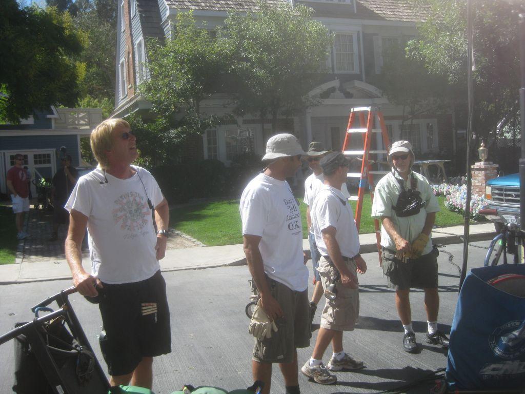 Billy Craft,Jamal Farley,Jerry Pondella,Jack Galper,Domenic Sfreddo-Colonial St, Universal Studios, 2010 (photo by David Watson)