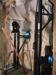 Unique rig and use of a moving light, 2009 (Photo by David Scott)