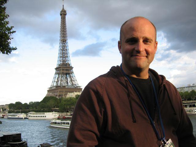 Mike Bauman in Paris. (Photo by Mike Bauman)