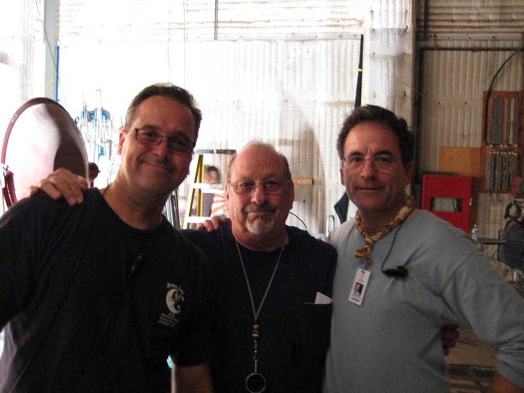 Tony Tucker, Earl Williman, Jack Guberman (Photo by Jack Guberman)