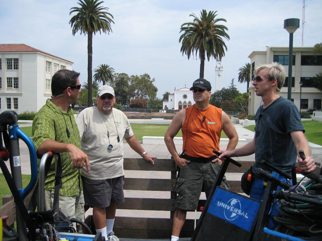 Scott Williman, Earl Williman, Tony Tucker, and Sam (Photo by Jack Guberman)