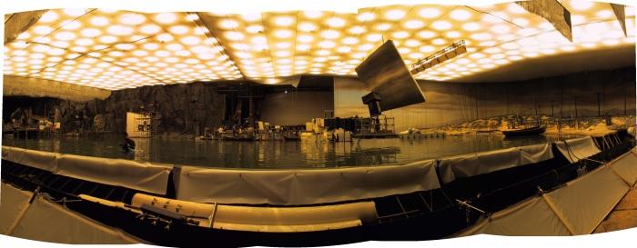 The Lake, Downey Studios, a different partial view of 1600 space lights. (Photo by David Watson)