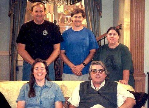 Top: Ray Poblick, Mike Taylor, Pattie Stone. Bottom: Karen Weilacher, Kevin Brennan, 1999 (Photo by Karen Weilacher)