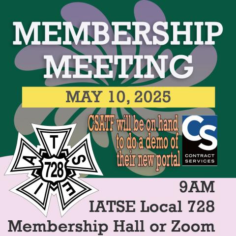 May Membership Meeting