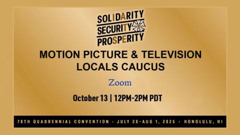 Motion Picture & Television Locals Caucus
