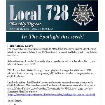 Weekly Digest Issue 63