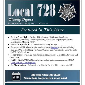 Weekly Digest Issue 87 Cover